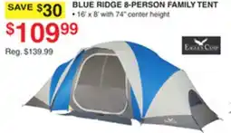 Dunham's Sports EAGLES CAMP BLUE RIDGE 8-PERSON FAMILY TENT offer