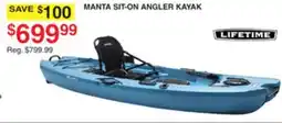 Dunham's Sports MANTA SIT-ON ANGLER KAYAK offer