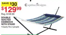 Dunham's Sports DOUBLE QUILTED HAMMOCK WITH STAND offer
