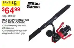 Dunham's Sports MAX X SPINNING ROD AND REEL COMBO offer