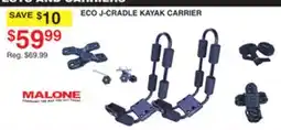 Dunham's Sports MALONE ECO J-CRADLE KAYAK CARRIER offer