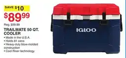 Dunham's Sports IGLOO TRAILMATE 50 QT. COOLER offer