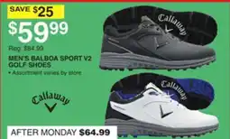 Dunham's Sports CALLAWAY MEN'S BALBOA SPORT V2 GOLF SHOES offer