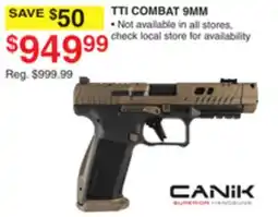Dunham's Sports CANIK TTI COMBAT 9MM offer