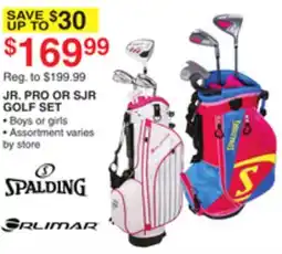 Dunham's Sports JR. PRO OR SJR GOLF SET offer