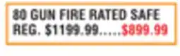 Dunham's Sports 80 GUN FIRE RATED SAFE offer