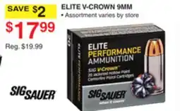 Dunham's Sports ELITE V-CROWN 9MM offer