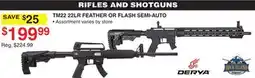 Dunham's Sports TM22 22LR FEATHER OR FLASH SEMI-AUTO offer