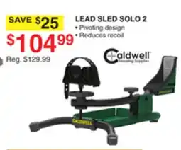 Dunham's Sports LEAD SLED SOLO 2 offer
