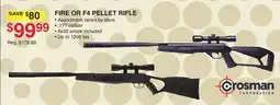 Dunham's Sports CROSMAN FIRE OR F4 PELLET RIFLE offer