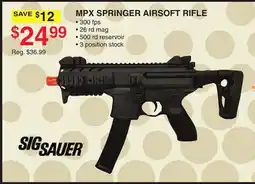 Dunham's Sports MPX SPRINGER AIRSOFT RIFLE offer
