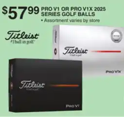 Dunham's Sports PRO V1 OR PRO V1X 2025 SERIES GOLF BALLS offer