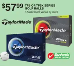 Dunham's Sports TAYLORMADE TP5 OR TP5X SERIES GOLF BALLS offer