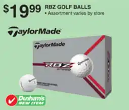 Dunham's Sports TAYLORMADE RBZ GOLF BALLS offer