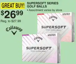 Dunham's Sports SUPERSOFT SERIES GOLF BALLS offer