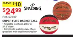 Dunham's Sports SPALDING SUPER FLITE BASKETBALL offer