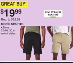 Dunham's Sports LEVI'S STRAUSS SIGNATURE MEN'S SHORTS offer