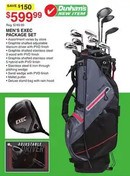 Dunham's Sports MEN'S EXEC PACKAGE SET offer