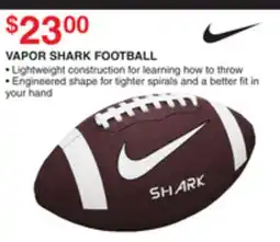Dunham's Sports NIKE VAPOR SHARK FOOTBALL offer