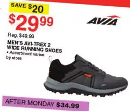 Dunham's Sports AVIA MEN'S AVI-TREX 2 WIDE RUNNING SHOES offer