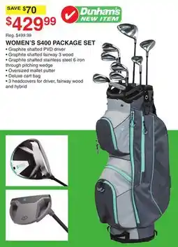 Dunham's Sports WOMEN'S S400 PACKAGE SET offer