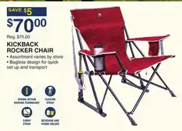 Dunham's Sports KICKBACK ROCKER CHAIR offer