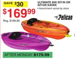Dunham's Sports ULTIMATE 80X SIT-IN OR SIT-ON KAYAK offer