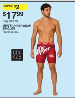 Dunham's Sports ODD SOX MEN'S UNDERWEAR SINGLES offer