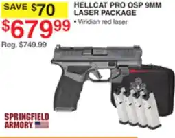 Dunham's Sports HELLCAT PRO OSP 9MM LASER PACKAGE offer