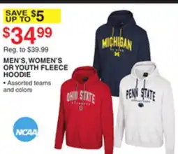 Dunham's Sports MEN'S, WOMEN'S OR YOUTH FLEECE HOODIE offer