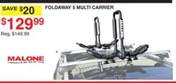 Dunham's Sports FOLDAWAY 5 MULTI CARRIER offer