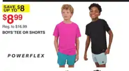 Dunham's Sports BOYS' TEE OR SHORTS offer