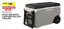 Dunham's Sports 90 QT. MAXCOLD LATITUDE ROLLER COOLER offer