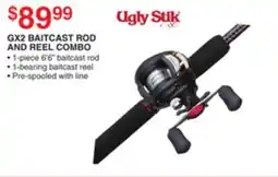 Dunham's Sports GX2 BAITCAST ROD AND REEL COMBO offer