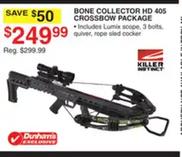 Dunham's Sports BONE COLLECTOR HD 405 CROSSBOW PACKAGE offer