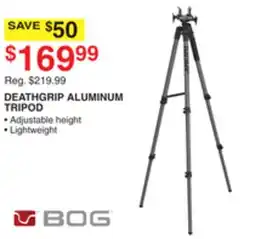 Dunham's Sports DEATHGRIP ALUMINUM TRIPOD offer