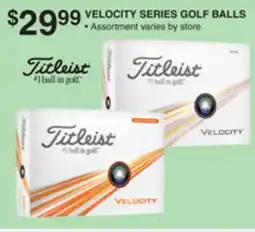 Dunham's Sports TITLEIST VELOCITY SERIES GOLF BALLS offer