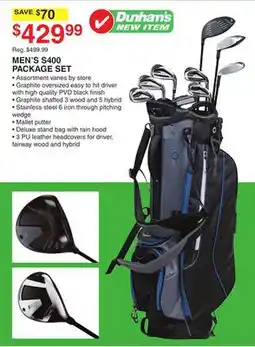 Dunham's Sports SPALDING MEN'S S400 PACKAGE SET offer
