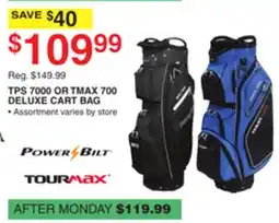 Dunham's Sports TPS 7000 OR TMAX 700 DELUXE CART BAG offer