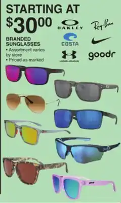 Dunham's Sports BRANDED SUNGLASSES offer