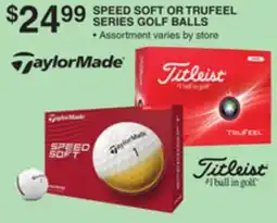 Dunham's Sports TAYLORMADE OR TITLEIST SPEED SOFT OR TRUFEEL SERIES GOLF BALLS offer