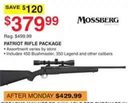 Dunham's Sports PATRIOT RIFLE PACKAGE offer
