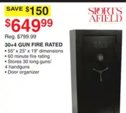 Dunham's Sports 30+4 GUN FIRE RATED offer