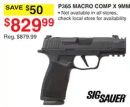 Dunham's Sports SIG SAUER P365 MACRO COMP X 9MM offer