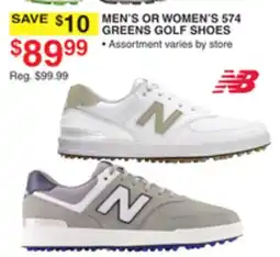 Dunham's Sports NEW BALANCE MEN'S OR WOMEN'S 574 GREENS GOLF SHOES offer
