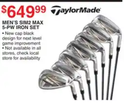 Dunham's Sports MEN'S SIM2 MAX 5-PW IRON SET offer