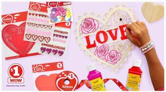 Family Dollar Valentine's Day Crafts offer