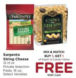 Kroger Sargento String Cheese offer