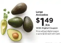 Kroger Large Avocados offer