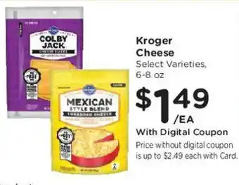 Kroger Kroger Cheese offer